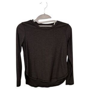Old Navy Charcoal Kids Active Long Sleeve Tee